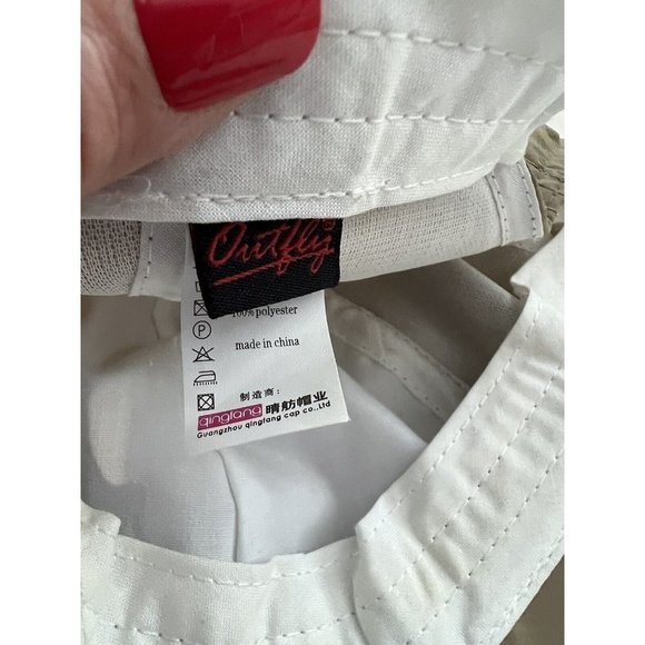 Outfly Hat Tan Folding Foldable Packable Bill Lightweight Vented Fishing - Picture 4 of 4